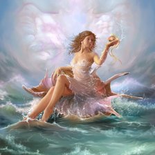 Схема вышивки «русалочка»