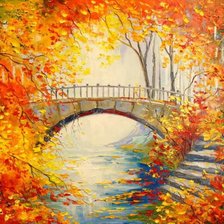 Схема вышивки «осень»