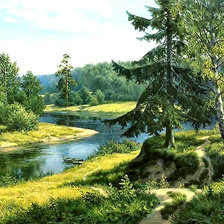 Схема вышивки «Серия "Пейзаж"»