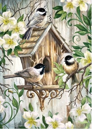 vtáci,búdka - оригинал