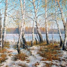 Схема вышивки «пейзаж»