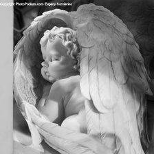 Схема вышивки «спящий ангел 3»