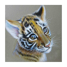Схема вышивки «Тигренок»