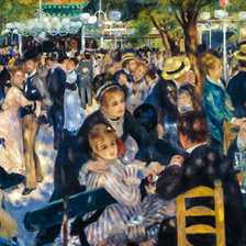 Схема вышивки «Bal du Moulin de la Galette.»