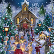 Схема вышивки «Рождество»