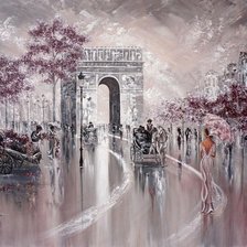 Схема вышивки «Paríž»