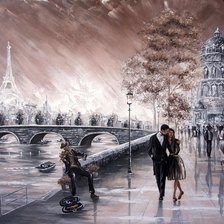 Схема вышивки «Paríž»