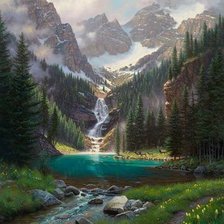 Схема вышивки «ПЕЙЗАЖ»