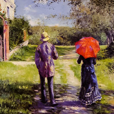 Схема вышивки «Chemin Montant.»