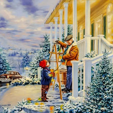 Схема вышивки «Christmas Holidays.»