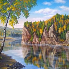 Схема вышивки «осень»