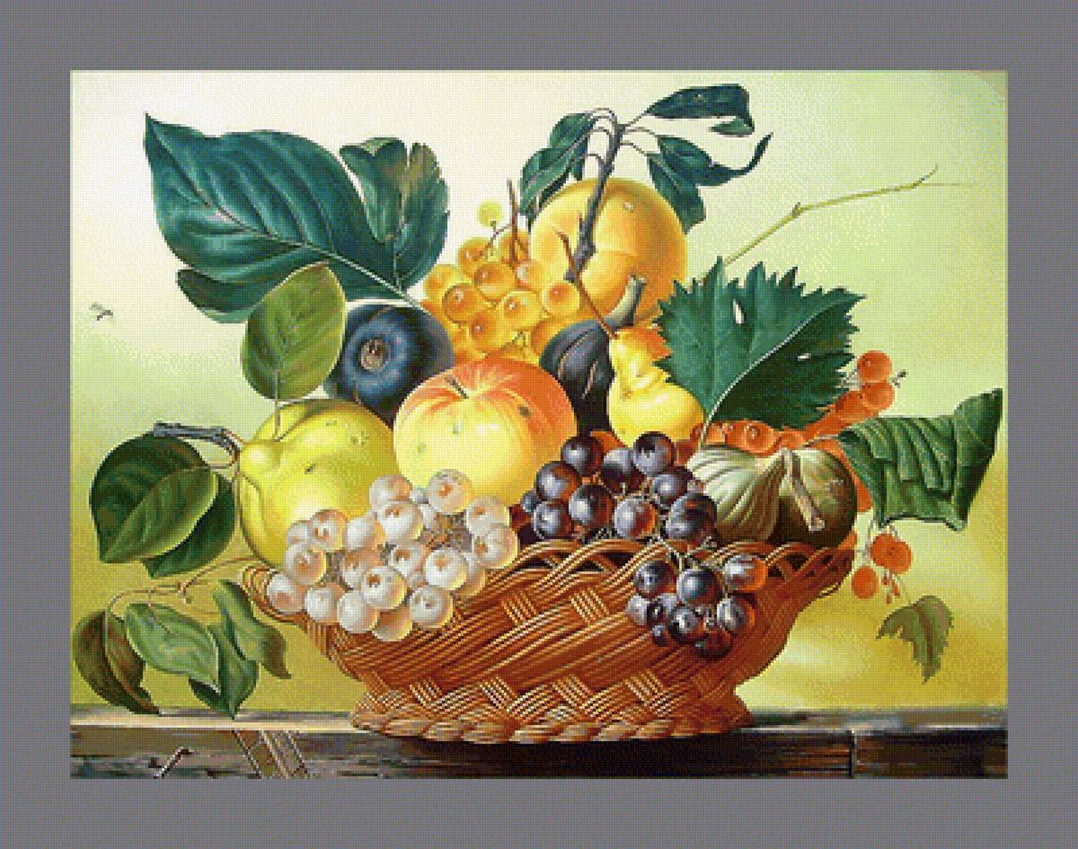 Серия "Натюрморты". - фрукты, виноград, натюрморт - предпросмотр