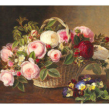 Схема вышивки «Серия "Букет". Розы»