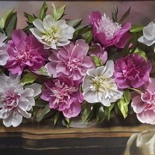 Схема вышивки «цветы»