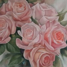 Схема вышивки «розы»