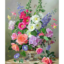 Схема вышивки «Букетик. 281/348, 51/ 64 см.»