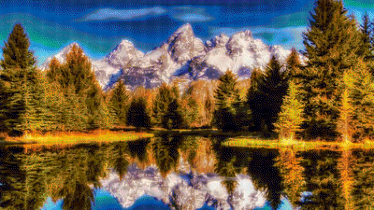 Grand Teton National Park. - landscapes.snowscapes. - предпросмотр