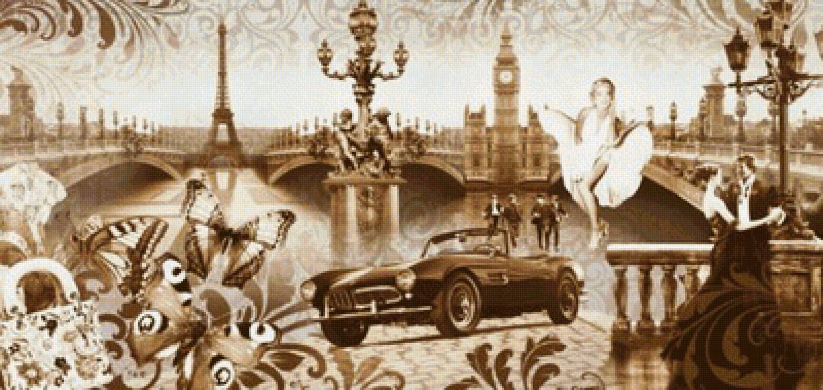 Воспоминания - актриса бабочки машина пара - предпросмотр