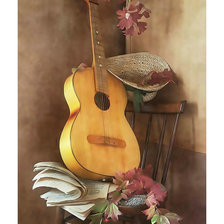 Схема вышивки «Гитара.»