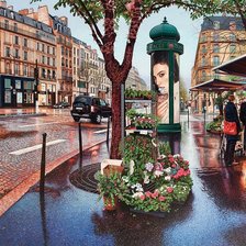 Схема вышивки «городской пейзаж»