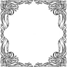 Схема вышивки «рамка»