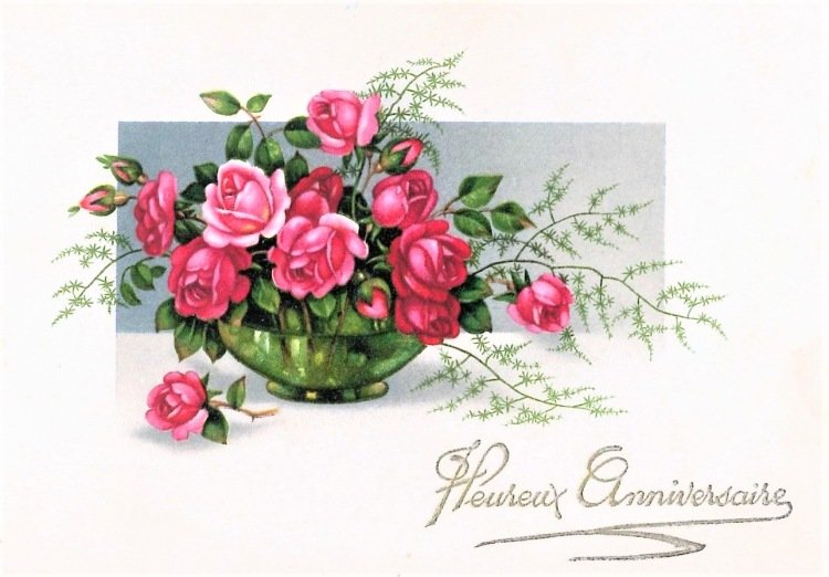 ruže,váza - оригинал