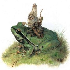 Схема вышивки «лягушка»