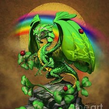 Схема вышивки «дракон»