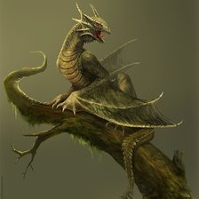 Схема вышивки «дракон»