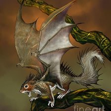 Схема вышивки «белка»