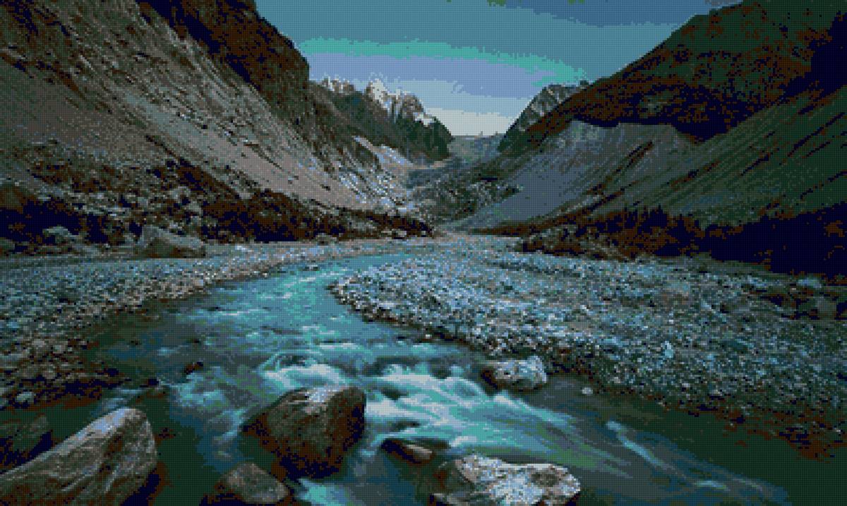 Кавказ - пейзаж, горы - предпросмотр