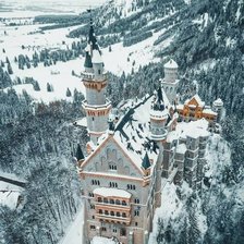 Схема вышивки «Замок в Германии»