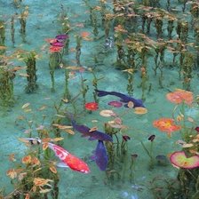 Схема вышивки «Карпы Кои»