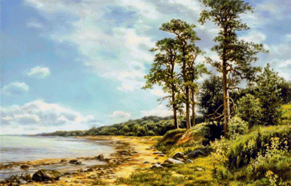 A Peaceful Place. - mikhail satarov paintings.seascapes. - предпросмотр