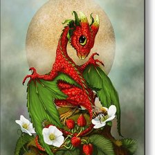 Схема вышивки «дракон»