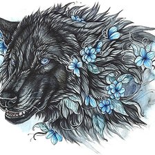 Схема вышивки «акварель»