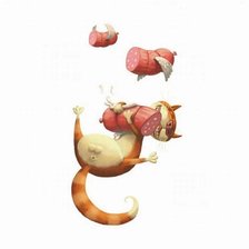 Схема вышивки «счастливый котик»