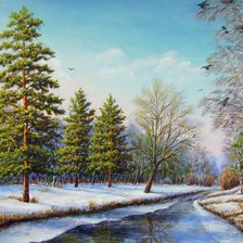 Схема вышивки «весна»