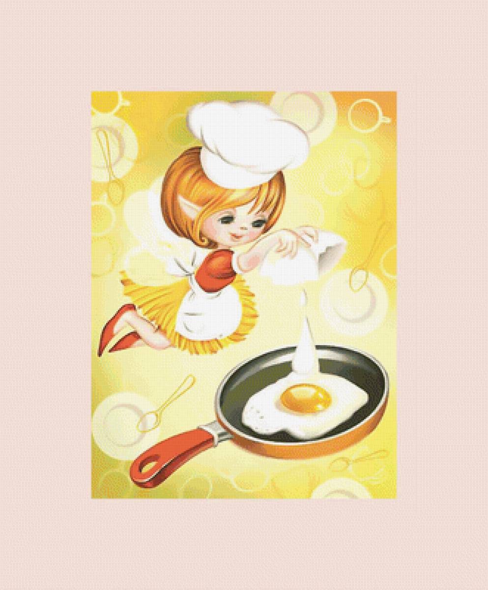 Кухонная феечка.3 - кухня, фея. - предпросмотр