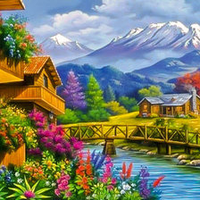 Mountain Overlooking.