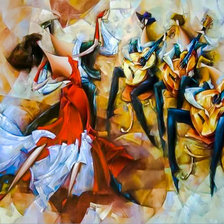 Схема вышивки «Music Painting.»