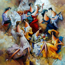 Схема вышивки «Original Dancers.»