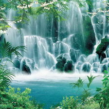 Схема вышивки «ВОДОПАД»