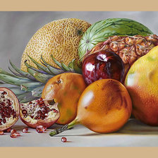 Схема вышивки «Тропические фрукты.»