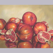 Схема вышивки «Гранат.»