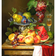 Схема вышивки «Фруктовый натюрморт.»