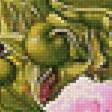 Предпросмотр схемы вышивки «Цветочный натюрморт и голуби.» (№1966444)