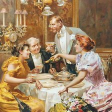 Схема вышивки «Праздничный вечер»