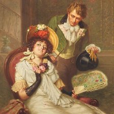 Схема вышивки «Кокетка»