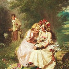 Схема вышивки «Веселый рыболов»